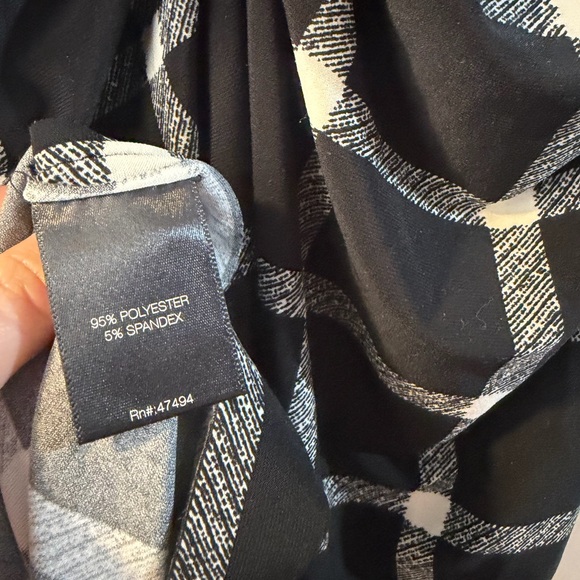 Norma Kamali Plaid Ruched Dress M - Picture 7 of 9